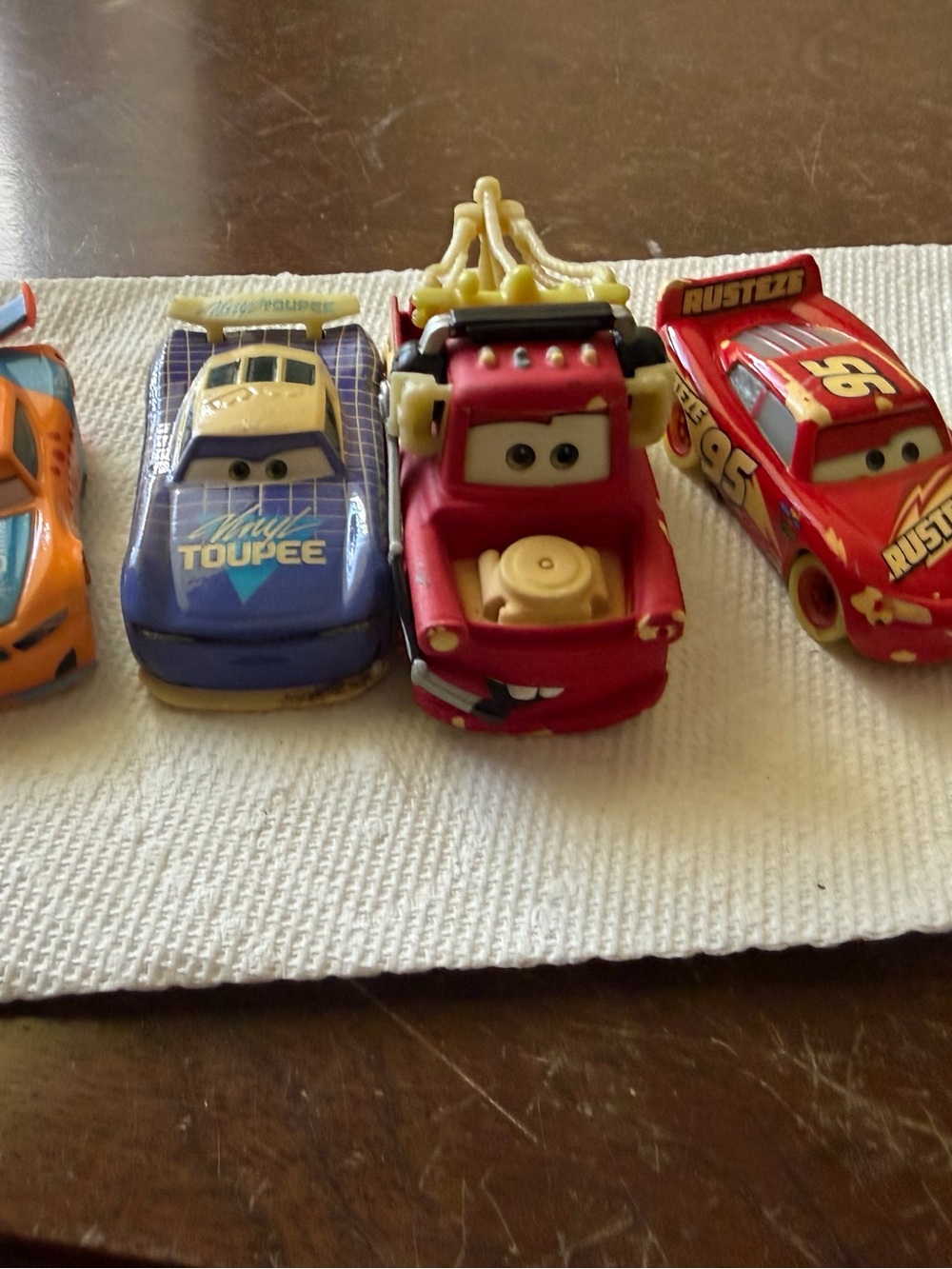 Disney Pixar Toys lighting McQueen mater glow racers race car toys Disney cars - Picture 3 of 8